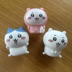 ちいかわ　インテリアミニフィギュア　ソフビフィギュア　3体セット
