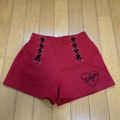 ZIDDYレッド ショートパンツ150㎝