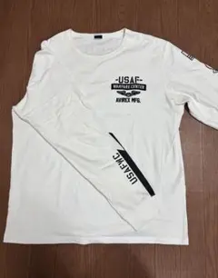 AVIREX USAF 長袖Tシャツ 2XL ホワイトのサムネイル