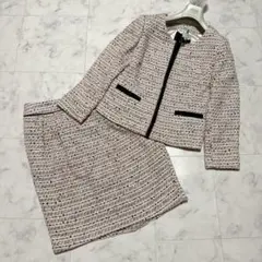 大きいサイズ✨ アンタイトル ツイード セットアップ ママスーツ フォーマル