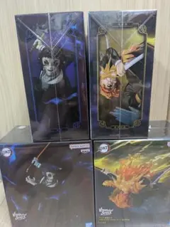【新品・未開封品】鬼滅の刃 我妻善逸 獪岳 フィギュア 2種４体セット