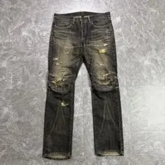 希少】 ARMOR JEANS ライトブルー フレアパンツGUAPI mnml - メルカリ