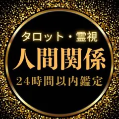 【人間関係のお悩み鑑定】 24h以内/匿名配送/タロット/占い/質問2つ