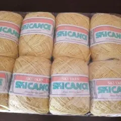 SKI YARN スキーカヌー 綿麻混紡糸 10玉セット