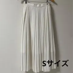 ユニクロ　シフォンプリーツロングスカート