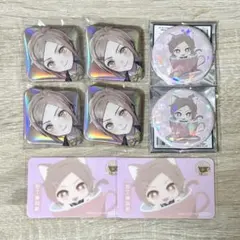 刀剣乱舞　大本丸博　祝装　スクエア缶バッジ　刀猫カフェ　ラミカ　包丁藤四郎