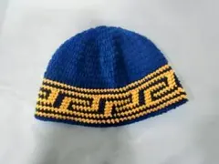 クラッシャー ハット クロシェハット ニット帽 ビーニーハンドメイド