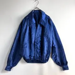 OLD vintage 70s 80s ハンドメイド シャツジャケット プリーツのサムネイル