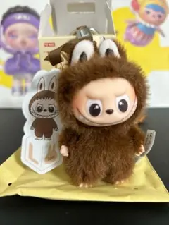 ラブブ PIN FOR LOVE アルファベットぬいぐるみペンダント【L】