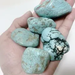 bm420/SALE！天然石◇ごつごつターコイズ　5個