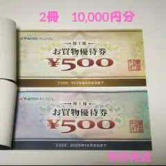 ヤマダ電機 お買物優待券 10,000円分