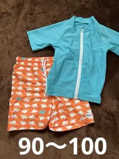 SwimZip 水着セット 3T 恐竜柄