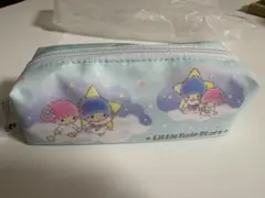 サンリオ 窓付きフェイス型ポーチ キキララ リトルツインスターズ 新品