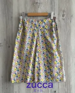 【zucca ズッカ】花柄マルチカラーミニスカートsize S