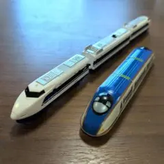 プラレールアドバンス　100系　新幹線　E7かがやき　プルバック