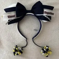 ディズニー カチューシャ Cheer Together ネイビー