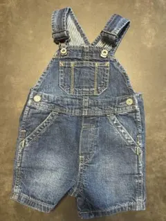 babyGAP デニムショートオーバーオール