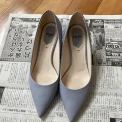 ブルー パンプス
