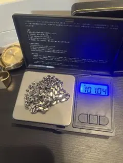 pt850 プラチナ2面喜平ネックレス 101.04g 52cm