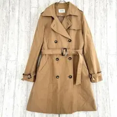 アダムエロペ ライナー付 トレンチコート【S】アウター 羽織 エポレット 無地