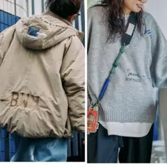 ✳︎今週末まで値下げ✳︎Misayo ミリアウター 配色ドルプルオーバー　セット