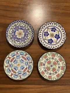 美品　スペイン絵皿　4枚セット