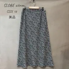 【美品】 SLOBE citron. フラワーイージーフレアスカートのサムネイル