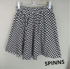 SPINNS チェック柄スカート