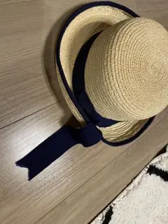 美品　幼稚園用　麦わら帽子