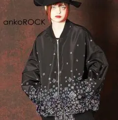 【定価25520円】ankoROCK 病みかわいいバラバラブルゾン 【ピンク】