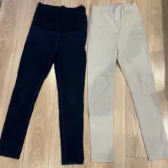 ユニクロ　マタニティ パンツ Mサイズ 2点セット