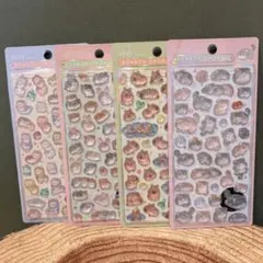 【迅速発送◎】ボンボンドロップシール 4種セット うるちゅるポップシール