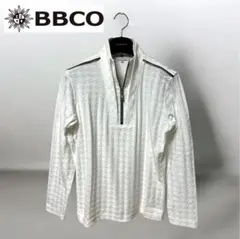 BBCO Collection ハーフジップ 長袖 カットソー ホワイト 2 M