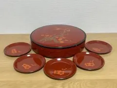 輪島塗　寿司桶　桶　寿司　お祝い　正月　パーティー　高級　伝統　工芸　漆器　食器 輪島塗り漆器 赤い円形寿司桶直径約39cm 大 お値下げしました。 - メルカリ