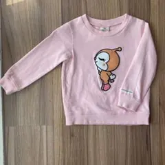 100cm ドキンちゃん ピンク 長袖トレーナー アンパンマン