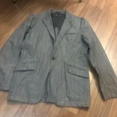 リーバイス　グレー ストライプ テーラードジャケット