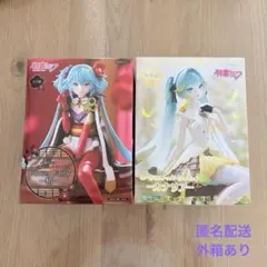 初音ミク　ぬーどるストッパーフィギュア　2点セット　椿　カナリア