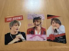 平野紫耀　非公式アクリルトレカ　3枚セット