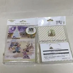 ディズニー　クリスマス　メモ　2つセット