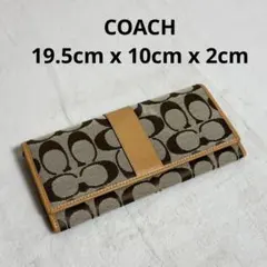 【美品】COACH モノグラム柄 長財布