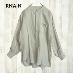 美品　ORIAN バンドカラーシャツ リネン　麻　スリムフィット　イタリア製 美品 ORIAN バンドカラーシャツ リネン 麻 スリムフィット イタリア製