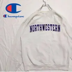チャンピオン　カレッジロゴ　アーチ　スウェット　トレーナー　生成り