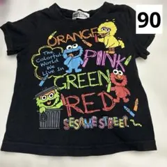 セサミストリート　半袖Tシャツ　90センチ　夏服　保育園のサムネイル