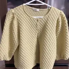 COLZA　 五分袖 カーディガン カットソー