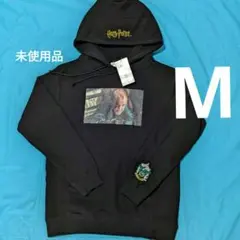 【未使用品・М】ハリー・ポッター/ドラコ・マルフォイ●パーカー●黒