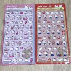 【正規品】ハローキティ ボンボンドロップミニシール 2シートセット