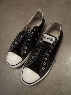 コンバース オールスター usa製 90s us8.5 黒 ロー