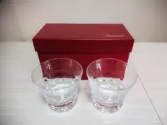 クリスタルグラス 2個セット 専用ボックス付き　バカラ