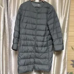 m*）様 ユニクロ　コンパクト　ライト　ダウン ロング丈　カーキ　xxl 2wa