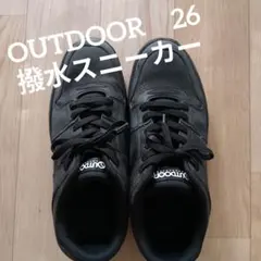 Outdoor Products 撥水スニーカー ブラック 26cmのサムネイル